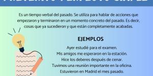 Pretérito perfecto simple: ejemplos