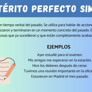 Pretérito perfecto simple: ejemplos