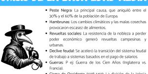 Crisis de la Baja Edad Media: resumen