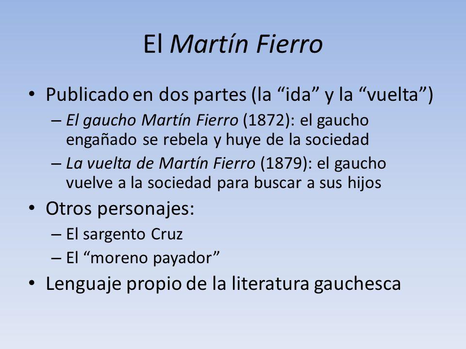 Martín Fierro - RESUMEN de la 1a y 2a parte - ¡Con esquemas!