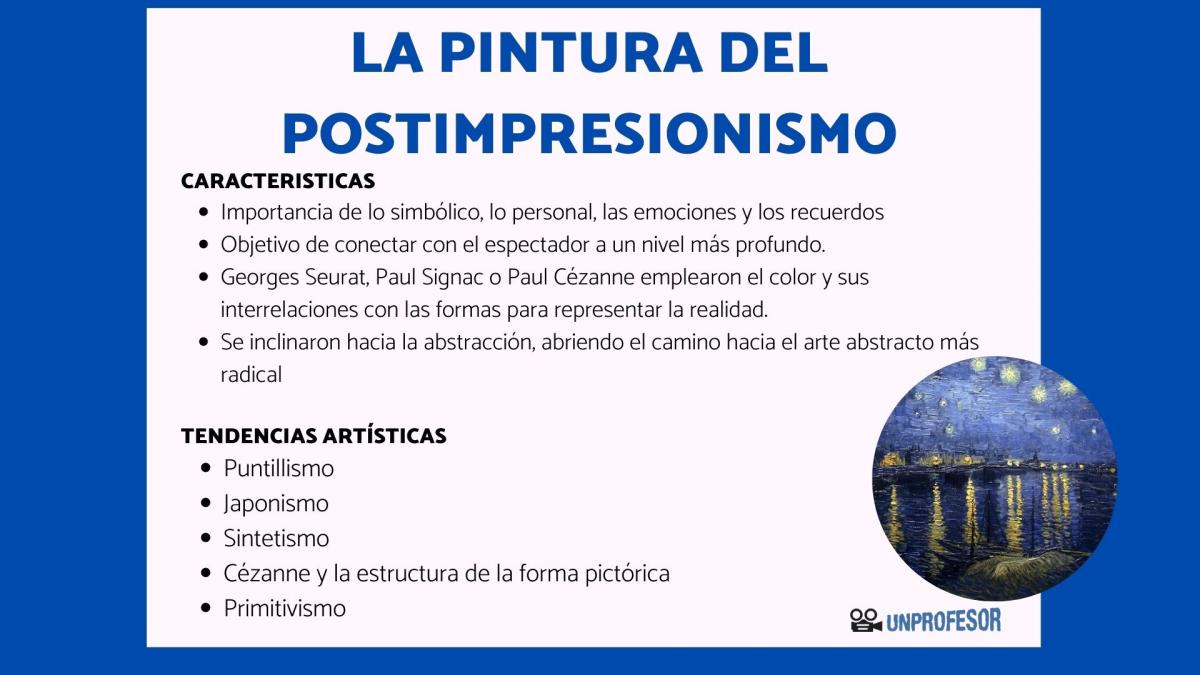 Postimpresionismo en la pintura: características principales