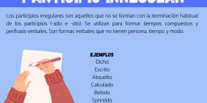 Qué es el participio irregular - con ejemplos