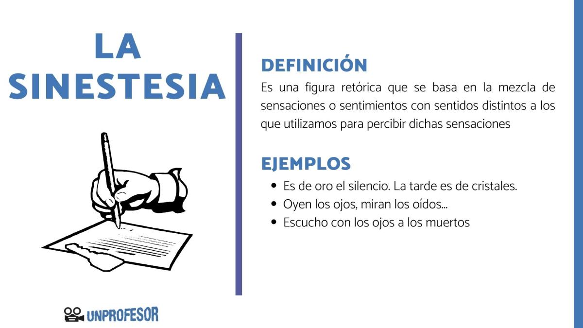 Sinestesia, recurso literario - Con ejemplos