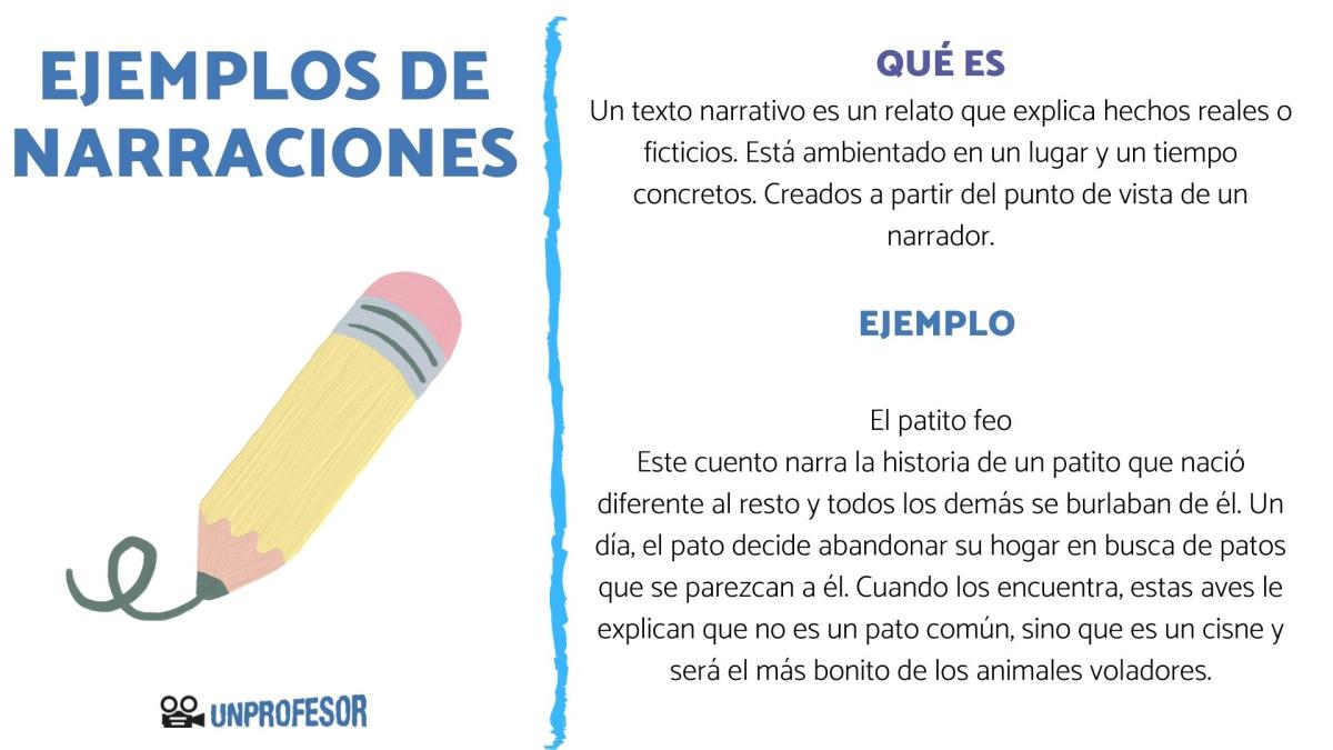 Ejemplos de narraciones