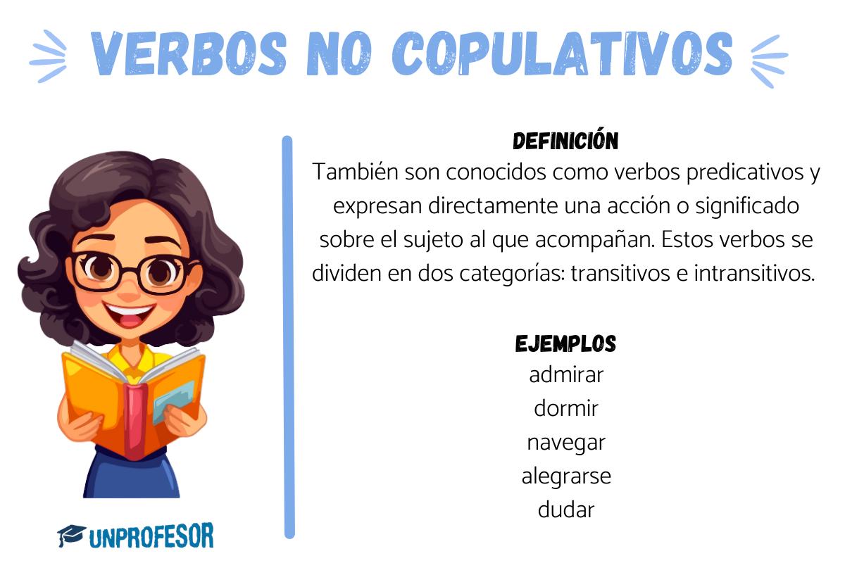Verbos no copulativos - con ejemplos