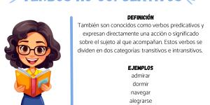 Verbos no copulativos - con ejemplos