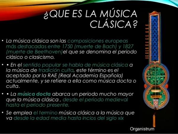 Instrumentos de la música clásica - Qué es música clásica