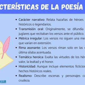 Características de la poesía épica española