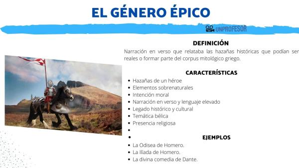 Características de la poesía épica española - ¿Qué es la épica española?