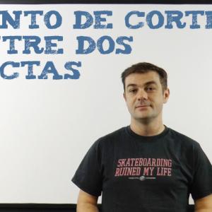 Punto de corte entre dos rectas