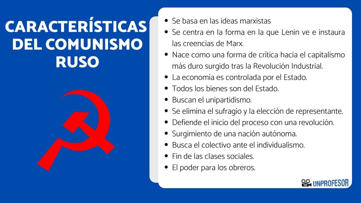 Comunismo ruso: características