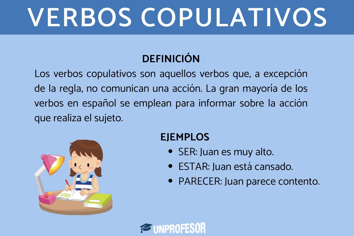 Lista de verbos copulativos - con ejemplos