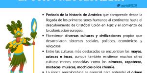Época precolombina - resumen
