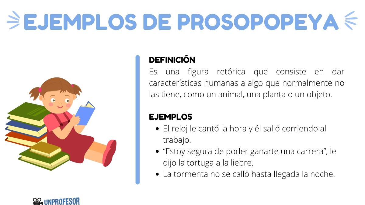 Ejemplos de prosopopeya
