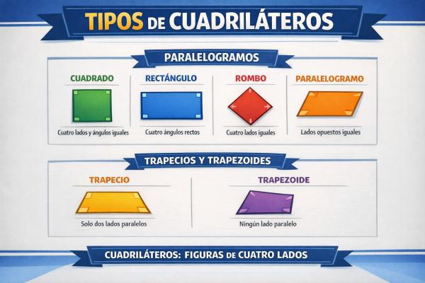 Cuadriláteros: tipos y características - ¿Cuáles son las características de los cuadriláteros?
