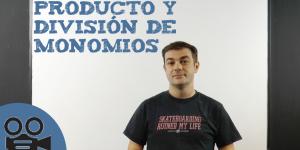 Producto y división de monomios