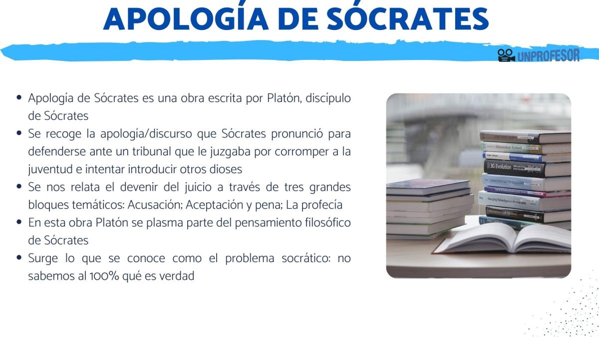 Apología de Sócrates: Resumen