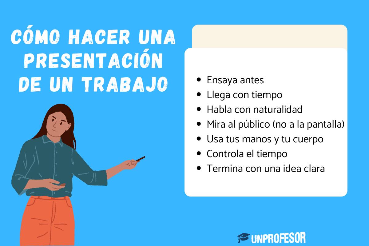 Cómo hacer una PRESENTACIÓN de un trabajo - paso a paso