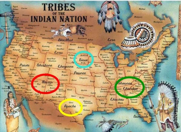 Historia de los Sioux: resumen - Breve historia de los indios Sioux - con mapa