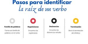 Cómo identificar la raíz de un verbo