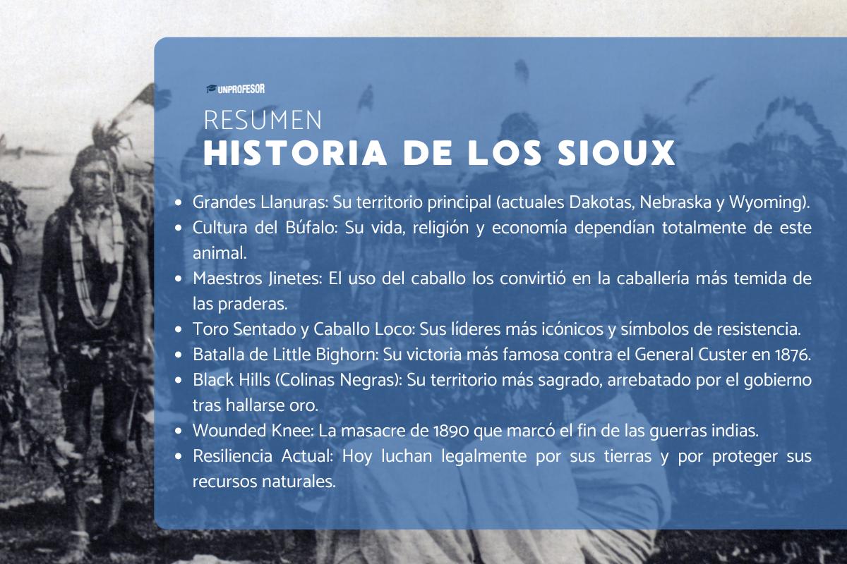 Historia de los Sioux: resumen