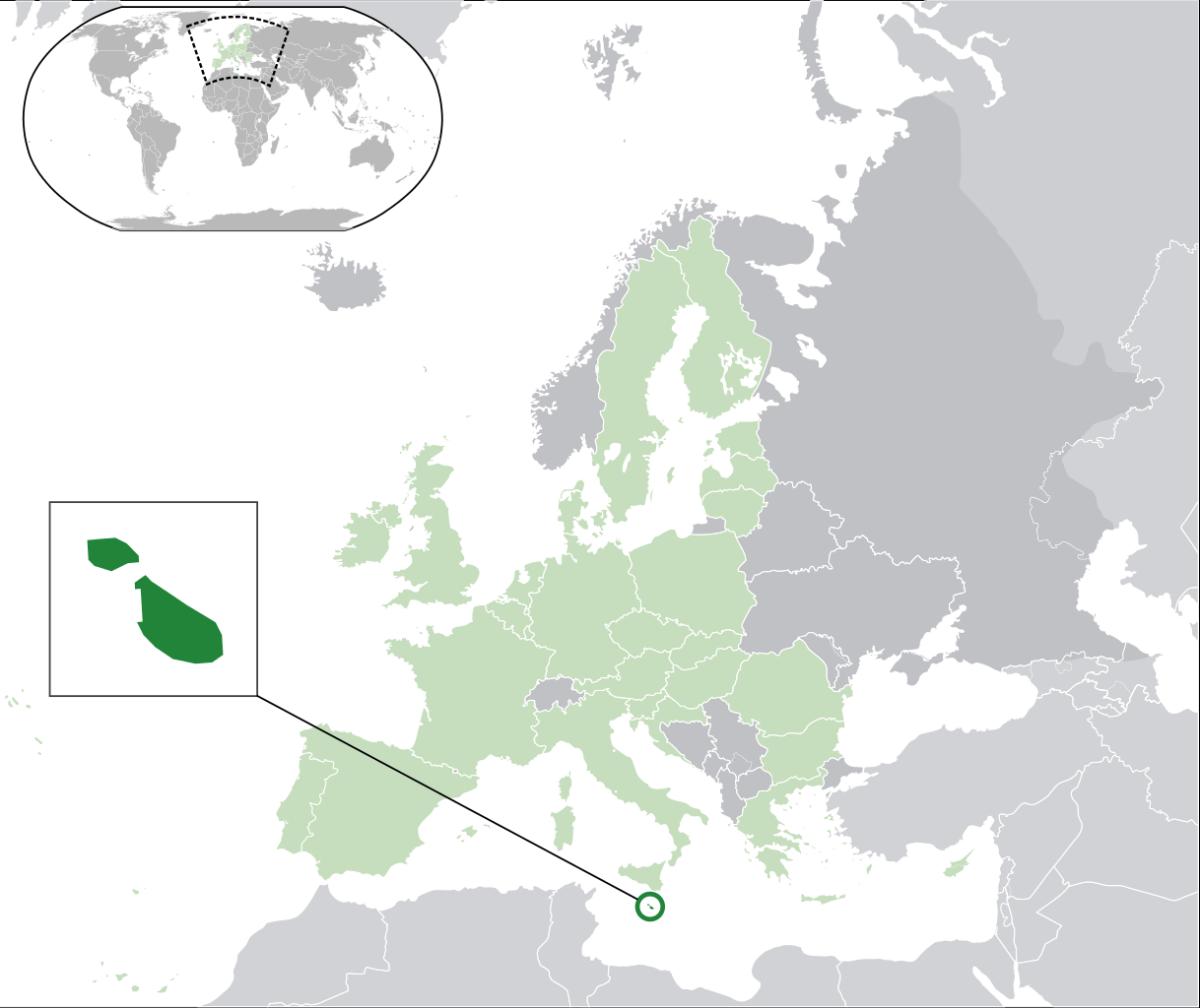 Dónde está Malta en el mapa