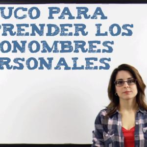 Truco para aprender los pronombres personales