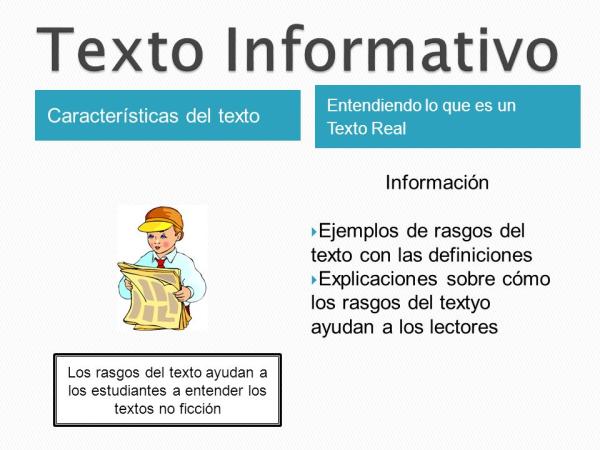 La Estructura De Un Texto Informativo ¡¡resumen Corto