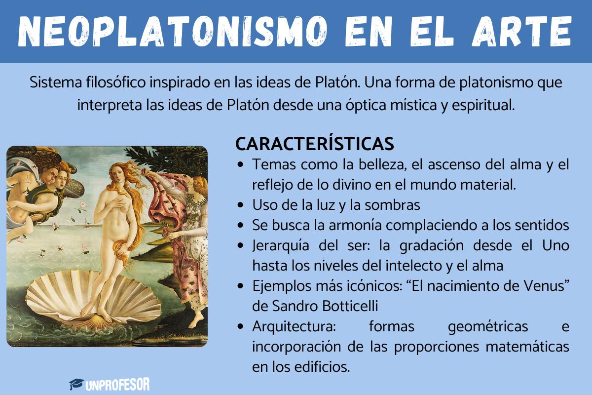 Neoplatonismo en el arte – resumen