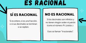 Cómo saber si un número es racional