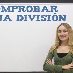 Comprobar una división