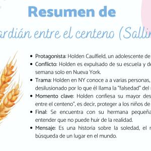 El guardián entre el centeno: resumen