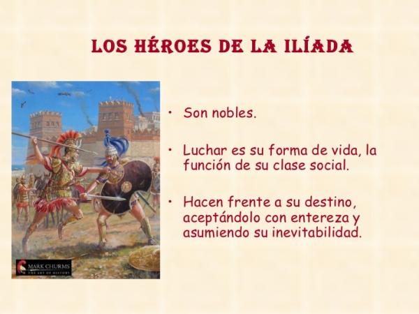La Ilíada - Resumen breve - La Ilíada: estructura