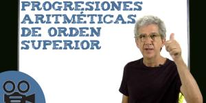 Progresiones aritméticas de orden superior