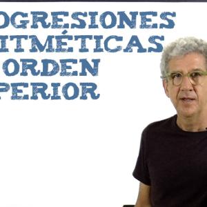 Progresiones aritméticas de orden superior