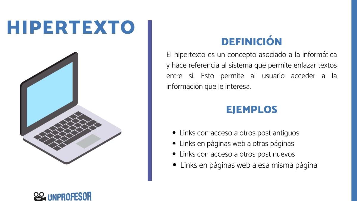 Qué es un hipertexto y ejemplos