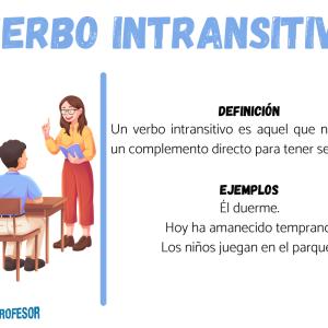 Qué es un verbo intransitivo y ejemplos