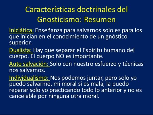 Gnosticismo: significado sencillo - Cuáles son las características del gnosticismo