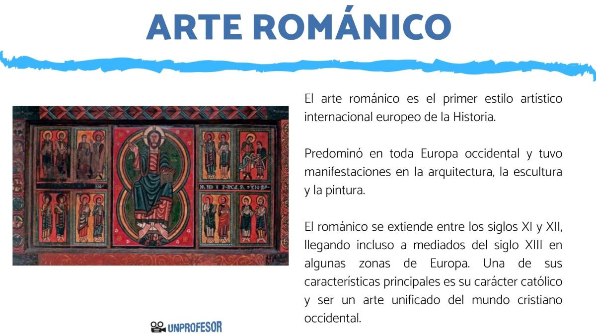 El arte románico en la Edad Media