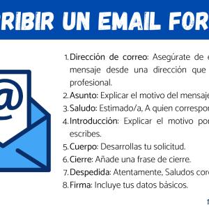Cómo escribir un email formal: ejemplos