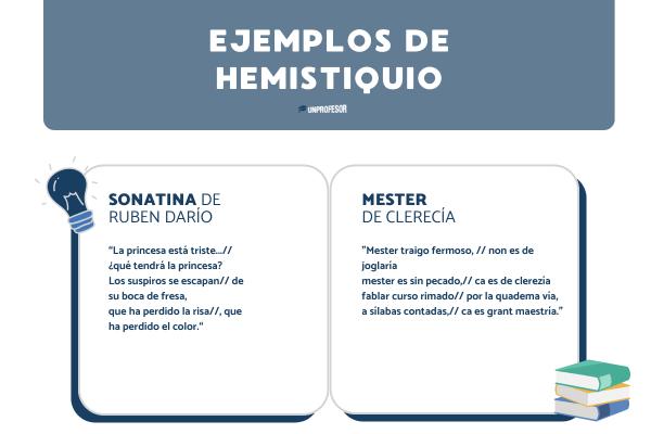 Qué es un hemistiquio y ejemplos - Ejemplos de hemistiquio