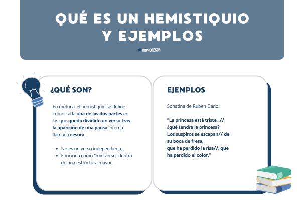 Qué es un hemistiquio y ejemplos