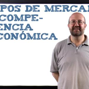 Tipos de mercado y competencia económica