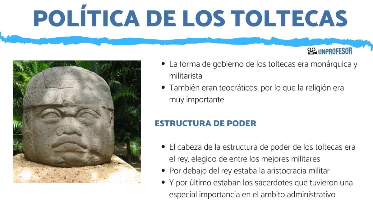 Cómo era la organización política de los toltecas