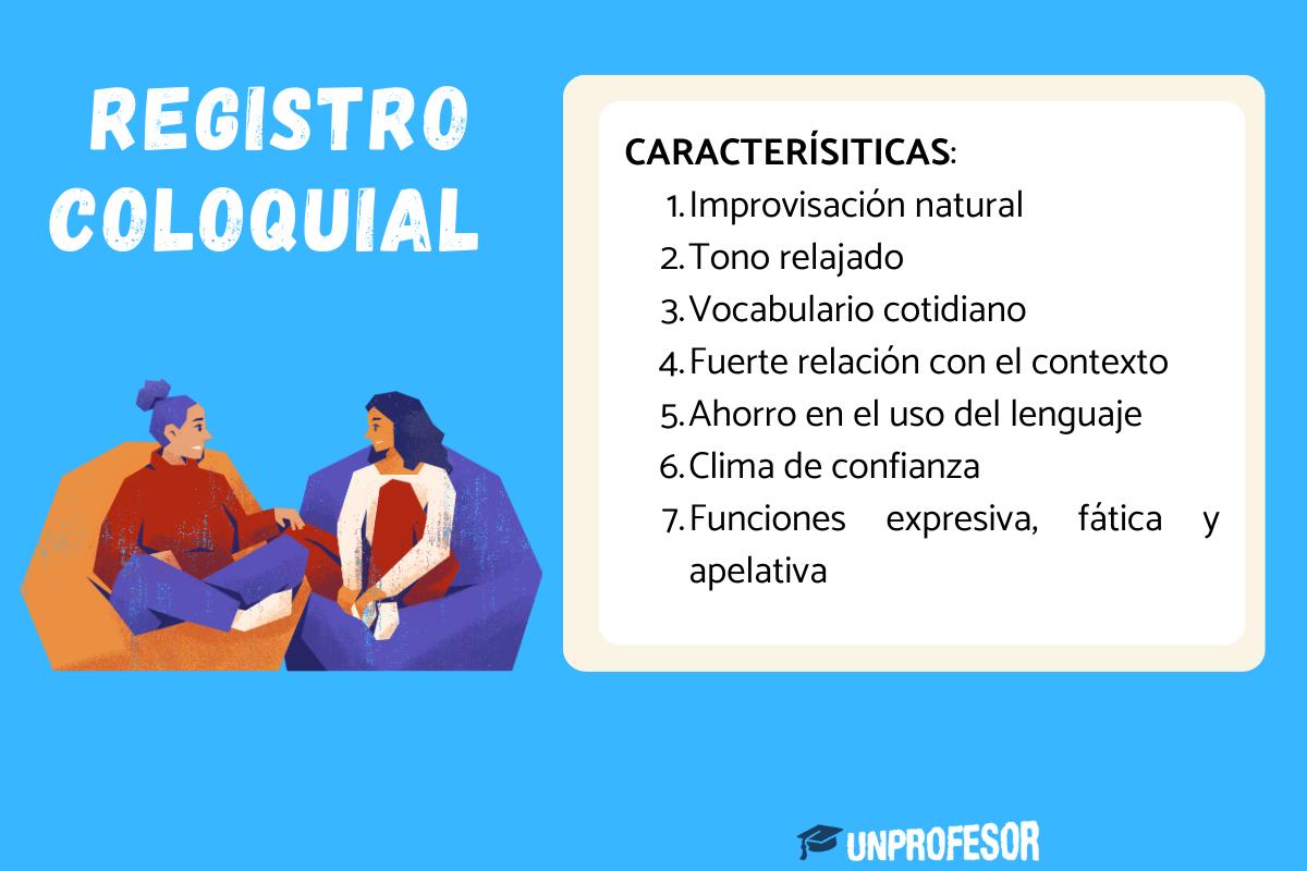 Registro coloquial: características