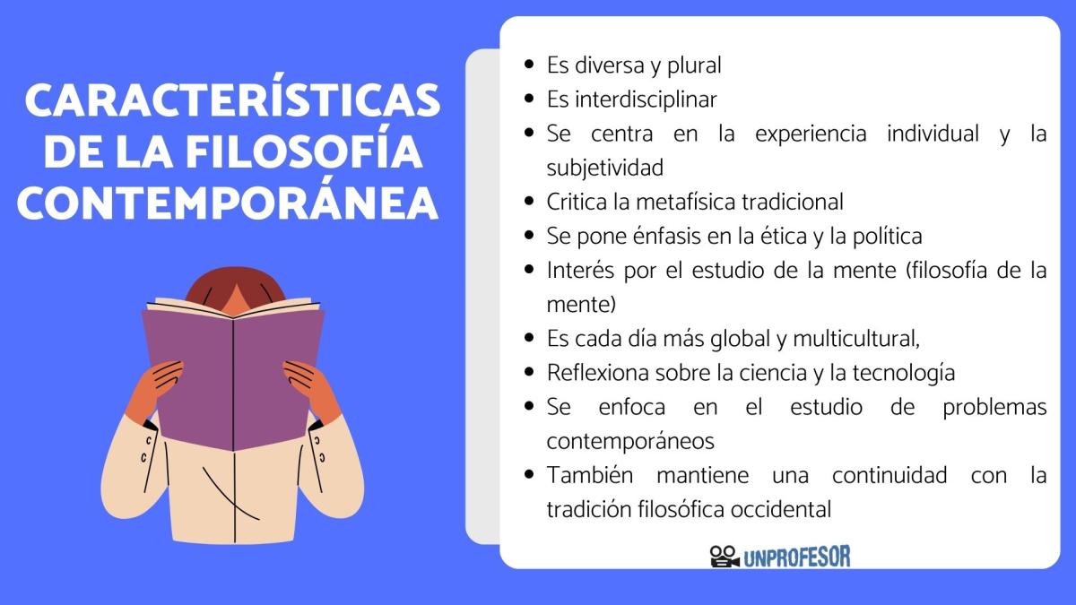 Filosofía contemporánea - características