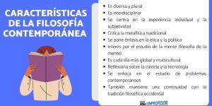 Filosofía contemporánea - características