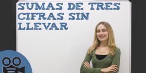 Sumas de tres cifras sin llevar