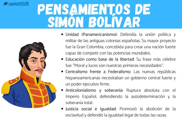 Pensamientos de Simón Bolívar más importantes - ¿Cuál fue el pensamiento más importante de Simón Bolívar? 