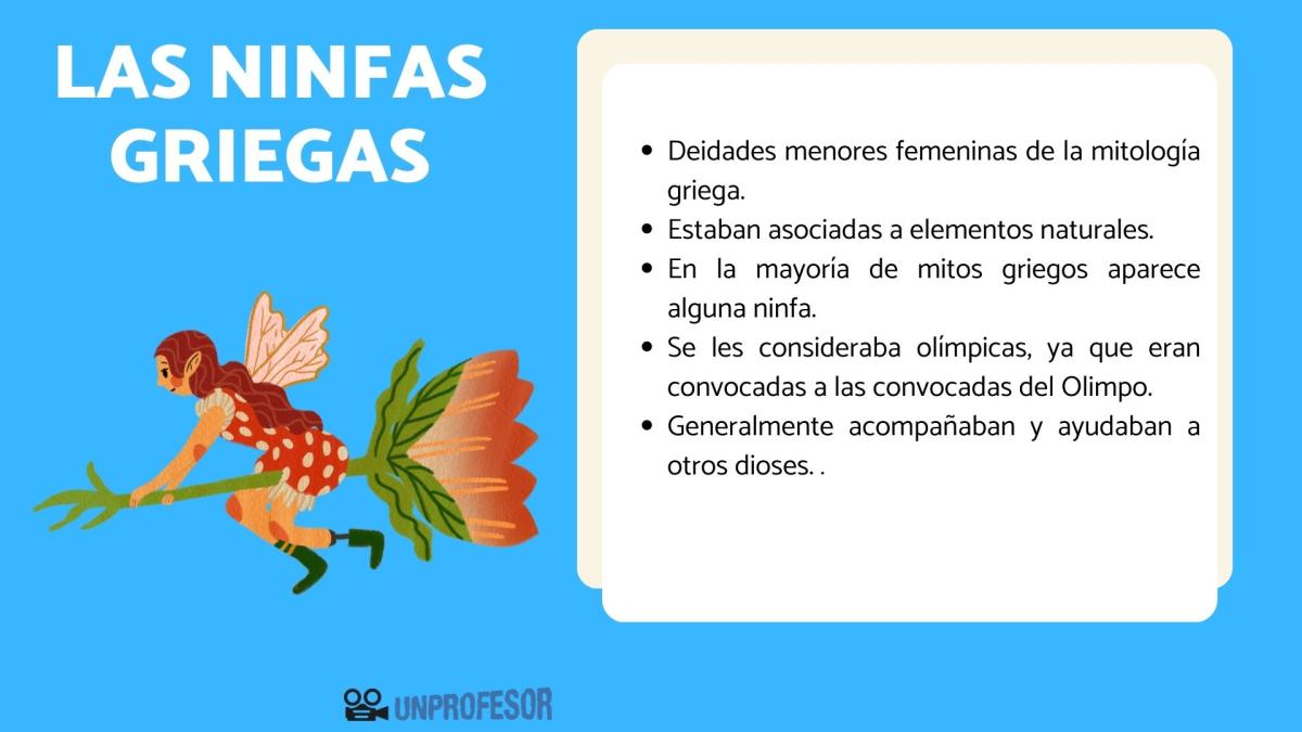 Ninfas en la mitología griega